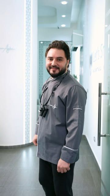 Dr. Nassim Agha at his clinic in Tripoli